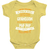 Super Cool Grandson Of A Freaking Awesome Pop Pop Baby Onesie