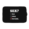 Sex Yes Please Laptop sleeve