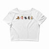 psycho animals Crop Top