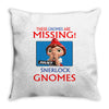 Sherlock Gnomes Throw Pillow