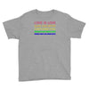 love is love, black lives matter, climate change is real, immigrants m Youth Tee