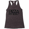 pizza fitness Racerback Tank