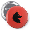 THE KING WOLF Pin-back button