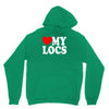 love my locs Unisex Hoodie