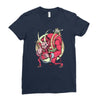 krampus (blood red) Ladies Fitted T-Shirt