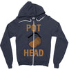 pot head Zipper Hoodie