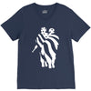 american flag soldier V-Neck Tee