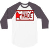 texas made lone star license plate 3/4 Sleeve Shirt