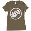 bass guitar rockband Ladies Fitted T-Shirt