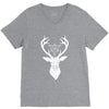 Deer With Diamond V-Neck Tee