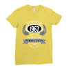 vintage quality without compromise 1967 aged to perfection Ladies Fitted T-Shirt