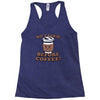 no talkie before coffee! Racerback Tank
