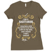 i am a sagittarius Ladies Fitted T-Shirt