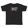 says who wisemenknownothing Toddler T-shirt