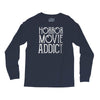 horror movie addict Long Sleeve Shirts