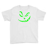 scary pumpkin halloween Youth Tee