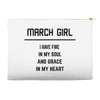 March Girl Accessory Pouches