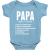 Papa Noun Definition Baby Onesie