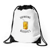 Drinking Buddies Juice Drawstring Bags