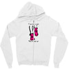 i run like a girl try to keep up Zipper Hoodie