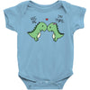 t rex problems Baby Onesie
