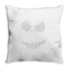 evil scary pumpkin face Throw Pillow