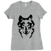 wolf Ladies Fitted T-Shirt