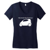 only smarties have the answer'   funny Women's V-Neck T-Shirt