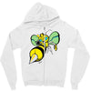 bumble bee Zipper Hoodie