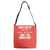 what part of sign language don't you understand Adjustable Strap Totes