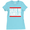 salud mi familia  fast 7 vin auto tuning diesel paul walker kult fun l Ladies Fitted T-Shirt