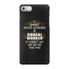 Smart Good Looking Social Worker Doesnt Get Better Than iPhone 7 Case