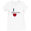 i dyslexia Ladies Fitted T-Shirt