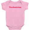 technician t shirt technics parody dj vinyl 1200 hip hop illest techno Baby Onesie