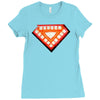 nwt iron man classic heart core glow in dark marvel Ladies Fitted T-Shirt