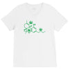 thc pot leaf molecule V-Neck Tee