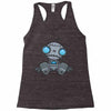 sad robot Racerback Tank