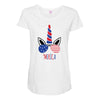 4th of July Maternity Scoop Neck T-shirt