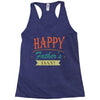 happy father's day Racerback Tank