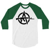 gun logo 3/4 Sleeve Shirt