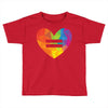 Rainbow Equality Heart Toddler T-shirt