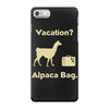 vacation, alpaca bag iPhone 7 Case