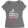 Bidbidi Bobbidi Brew Women's Triblend Scoop T-shirt