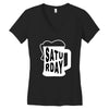 Saturday Beer Women's V-Neck T-Shirt