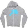 water planet global warming world ocean banksy nature graphic Zipper Hoodie