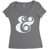 ampersand Women's Triblend Scoop T-shirt