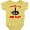 gaming hold and play Baby Bodysuit