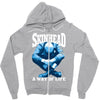 skinhead a way of life blue ideal birthday gift present. Zipper Hoodie