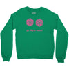 all natural 20 breasts dice Crewneck Sweatshirt