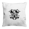 gas mask Throw Pillow